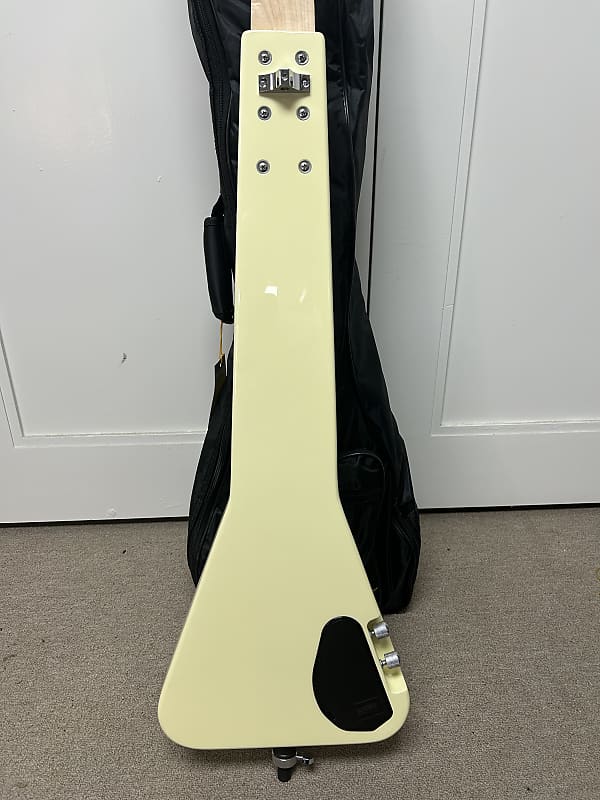 Warwick Rockbass Triumph Lite Electric Upright Bass Guitar - Solid Creme White High Polish