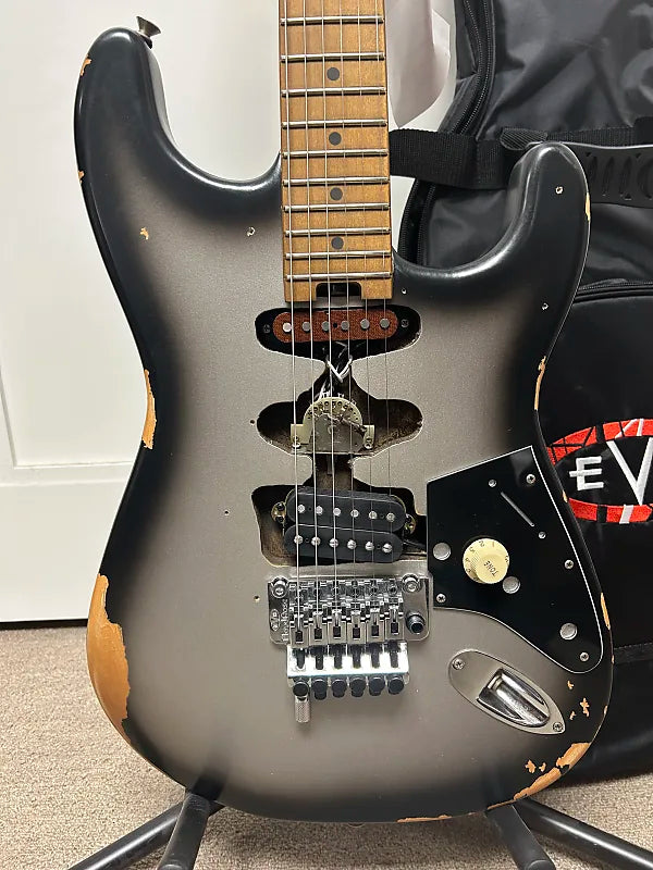 EVH Frankenstein "Frankie" Relic Electric Guitar- Silverburst