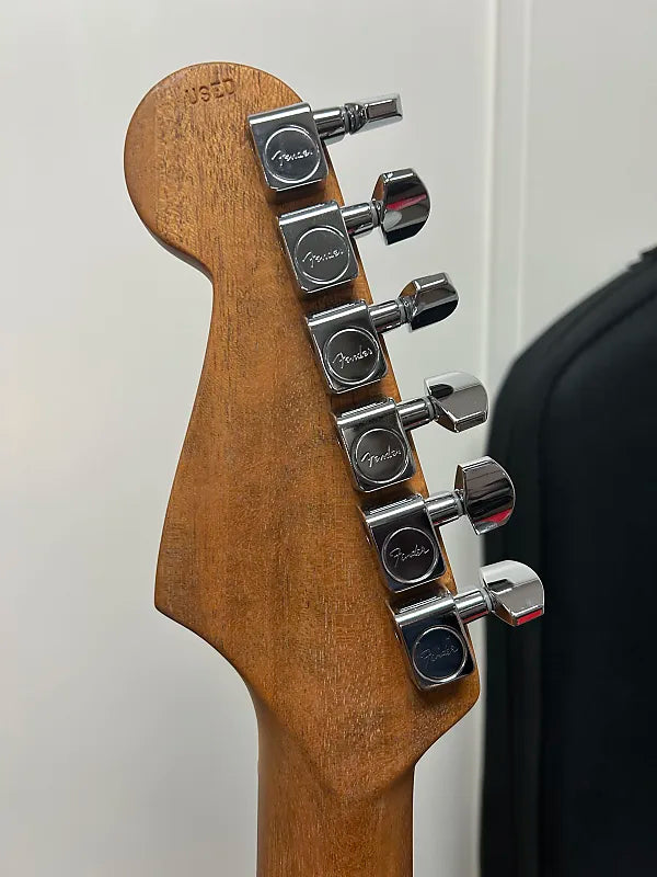 Fender American Acoustasonic Jazzmaster Acoustic Electric Guitar All-Mahogany - Bourbon Burst