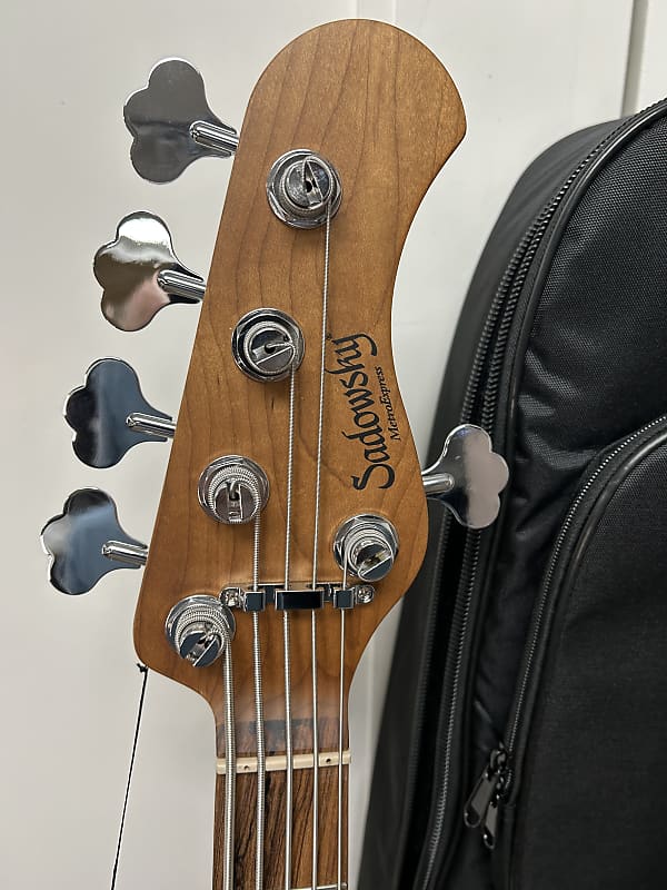 Sadowsky MetroExpress Vintage J/J 5 String Bass w/Morado Fingerboard 2024 - Silver Metallic