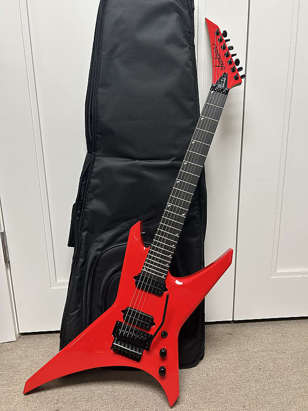 Jackson Pro Series Dave Davidson Warrior WR7 7 String Electric Guitar- Ferrari Red