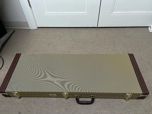 Gearlux Tweed Rectangular Electric Guitar Hard Case