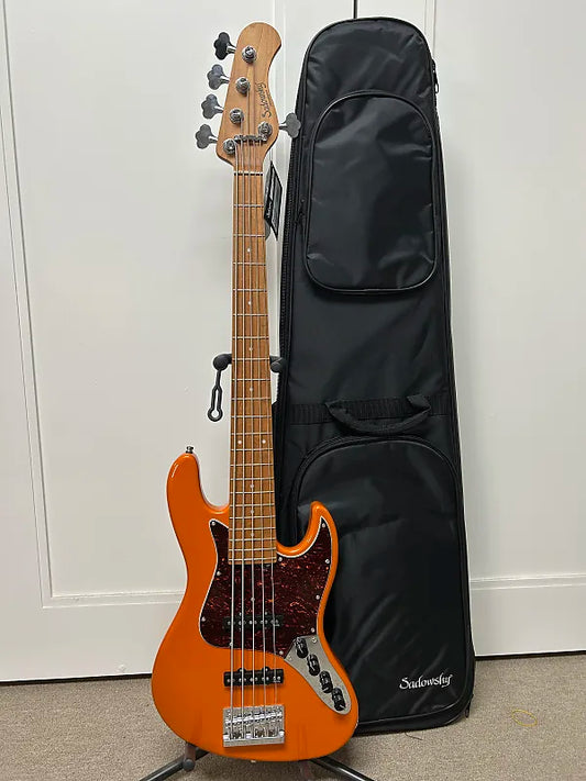 Sadowsky MetroExpress Vintage J/J 5 String Bass w/Maple Fingerboard 2024 - Candy Apple Orange