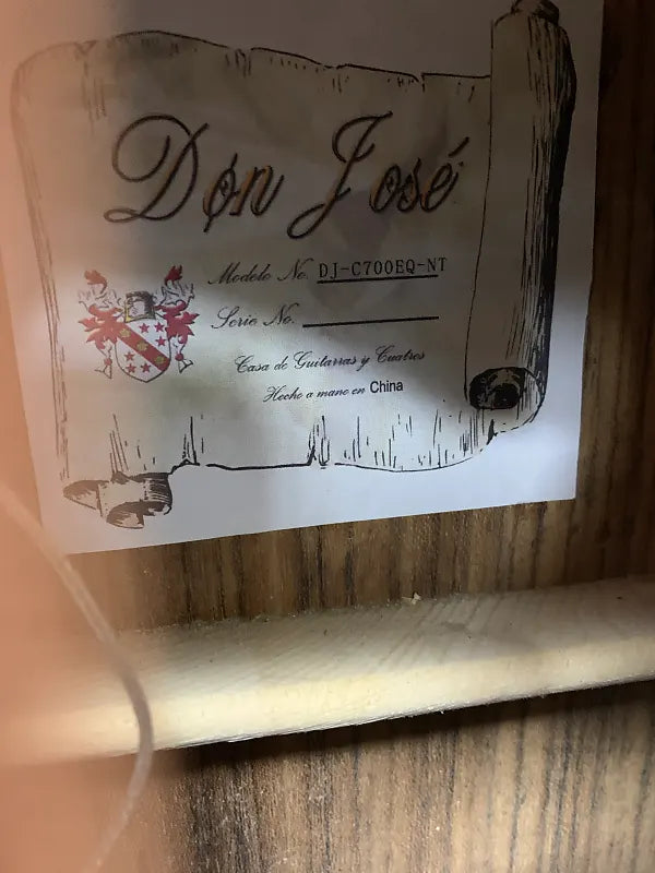 Don Jose DJ-C700EQ-NT Acoustic Electric Cuatro - Natural