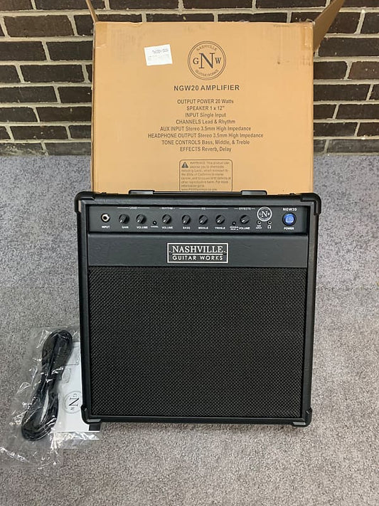 Nashville Guitar Works NGW20 20 Watt Solid State Combo GuitarAmplifier - BRAND NEW