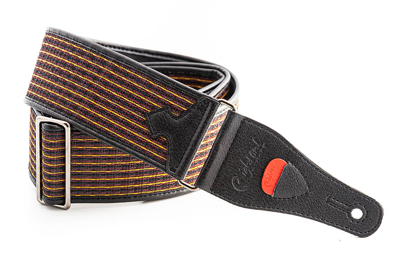 Right On Straps Talisman Oxblood II Vegan High Quality Guitar Strap