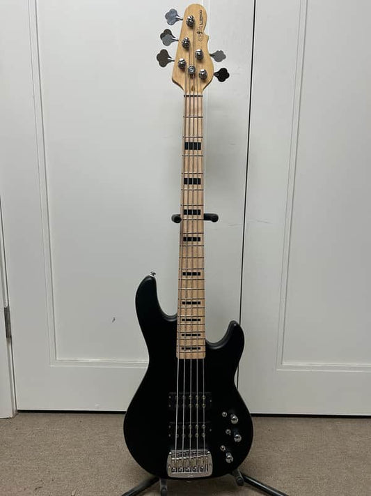 G&L Tribute Series L-2500 5 String Bass Guitar - Black Frost