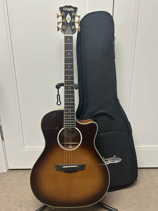 D'Angelico Excel Gramercy Grand Auditorium Acoustic Guitar with Electronics - Autumn Burst