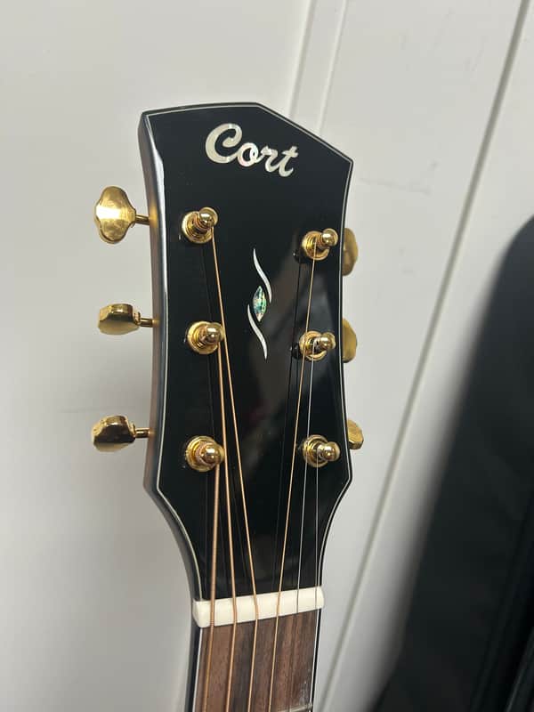 Cort Gold Series A6 Auditorium Bocote Acoustic Guitar with Electronics - Natural