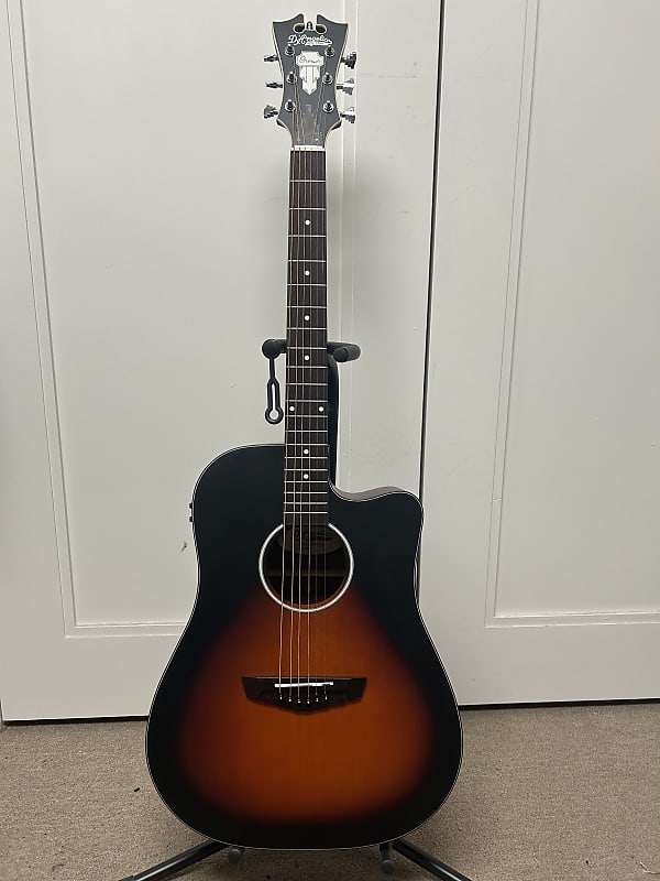 D'Angelico Premier Bowery LS Acoustic Guitar w/Electronics - Satin Vintage Sunburst