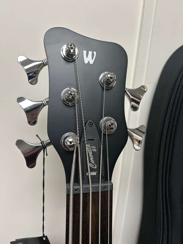 Warwick RockBass Corvette $$ 5 String Fretless Bass 2025 - Nirvana Black Transparent Satin