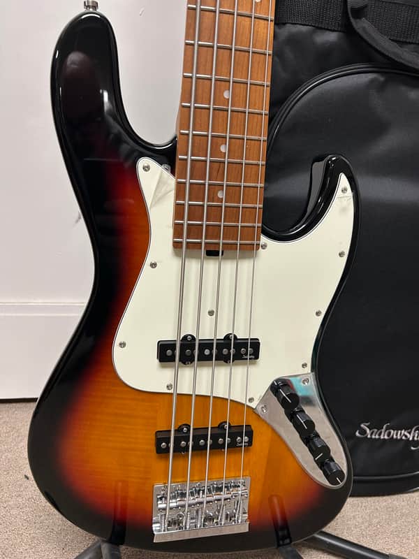 Sadowsky MetroExpress Vintage J/J Bass 5-String with Maple Fretboard - Tobacco Sunburst