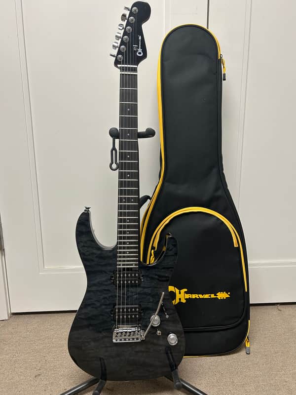Charvel Pro-Mod Plus Dinky DK24 HH 2PT E QM - Midnight Ocean