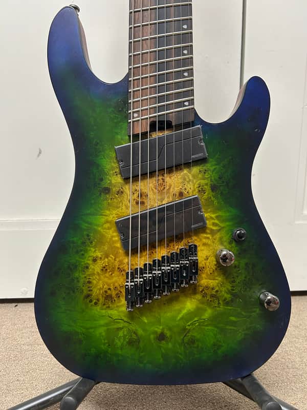 Cort KX508MS Multiscale II 8-String Electric Guitar - Marina Blue Burst - B-Stock