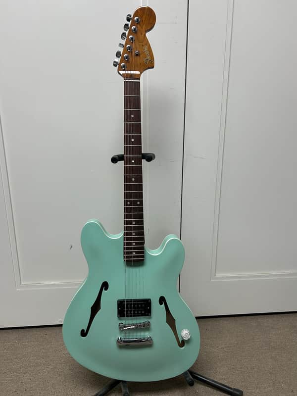Fender Tom DeLonge Starcaster Semi Hollow Body Electric Guitar - Surf Green