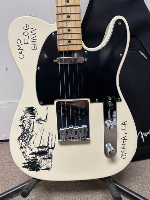 Fender Tyler, The Creator Signature Camp Flog Gnaw Standard Telecaster - Olympic White