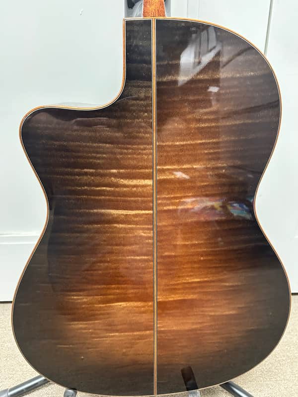 Cordoba Fusion 12 Exotic Top Nylon String Classical Acoustic Guitar w/Electronics - Cinnamon Burst