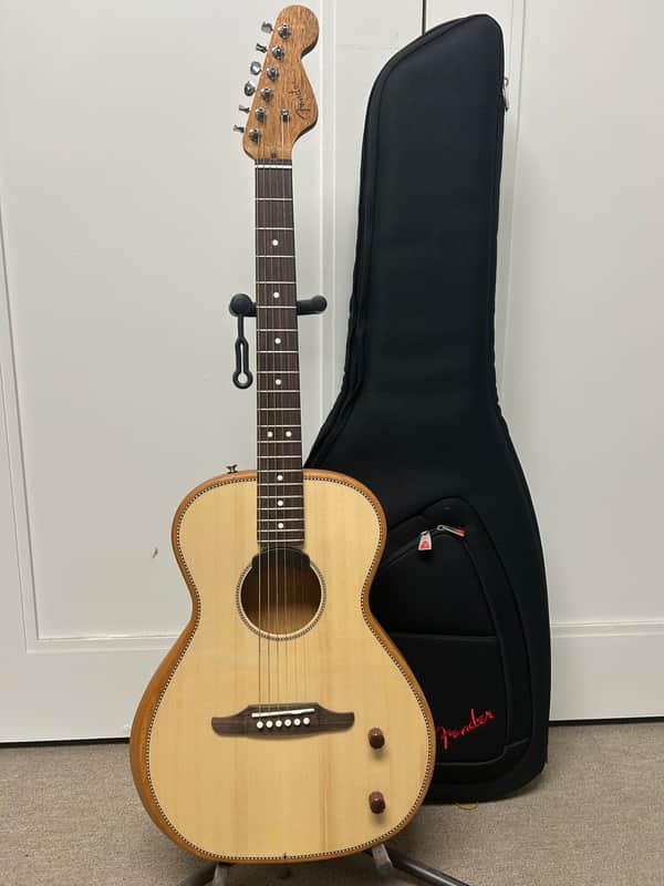 Fender Highway Series Parlor Acoustic Electric Guitar Spruce Top - Natural