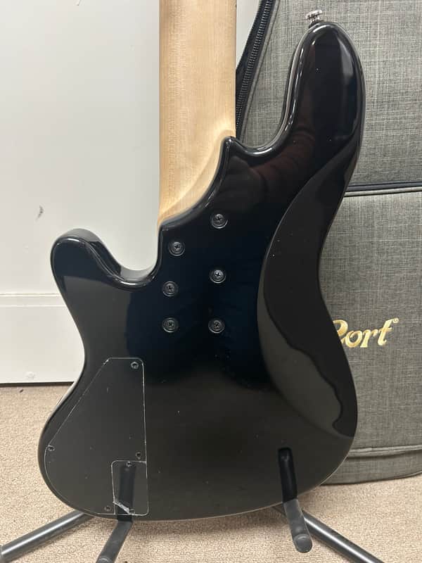 Cort Elrick NJS 5 String Bass Guitar - Black B-Stock