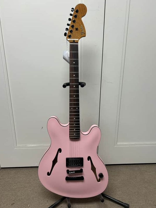Fender Tom DeLonge Starcaster Semi Hollow Body Electric Guitar - Shell Pink