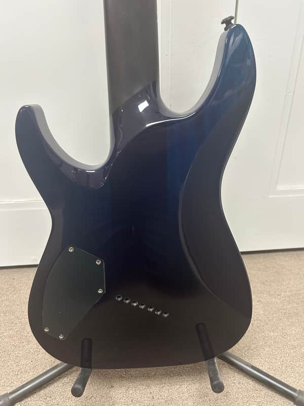 Schecter Reaper-7 Elite Multiscale Seven String Electric Guitar - Deep Ocean Blue