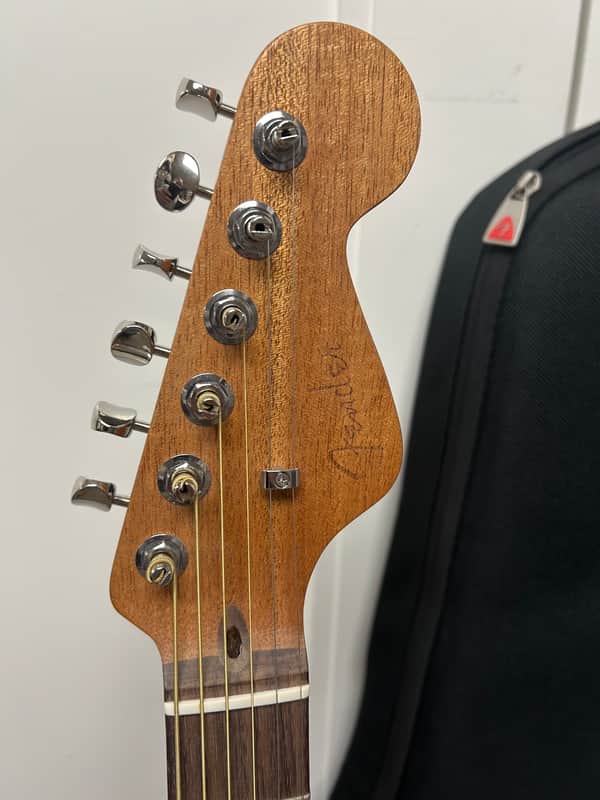 Fender Highway Series Acoustic/Electric Parlor Mahogany Top - All Mahogany
