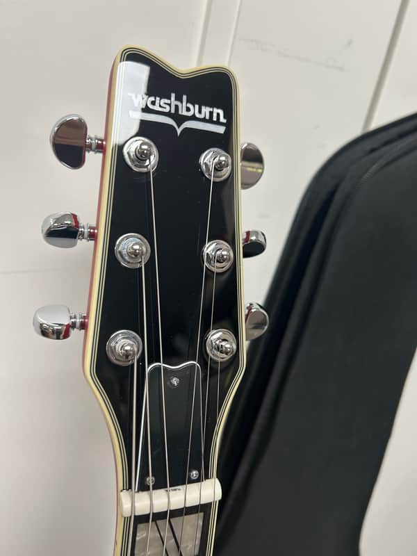 Washburn SH35TR Wing Series Semi Hollow Electric Guitar - Trans Red w/Free Gigbag