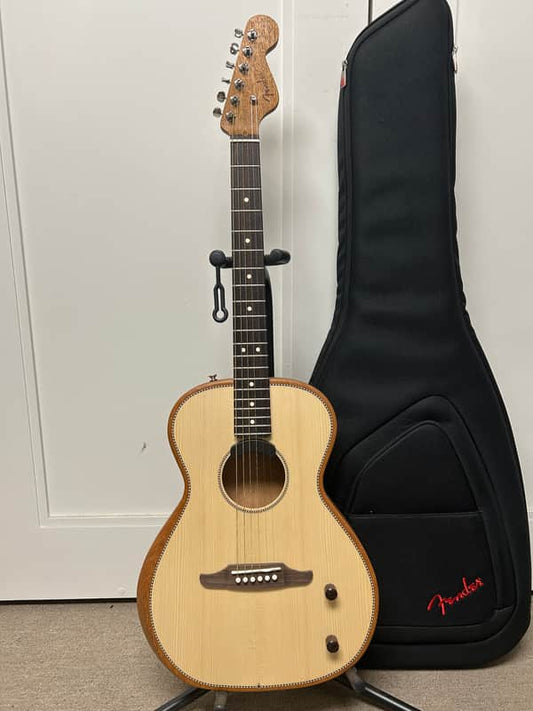 Fender Highway Series Parlor Acoustic Electric Guitar Spruce Top - Natural