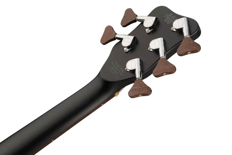 Warwick Masterbuilt Star Bass II Flamed Maple 5 String Solid Black Satin SPECIAL ORDER
