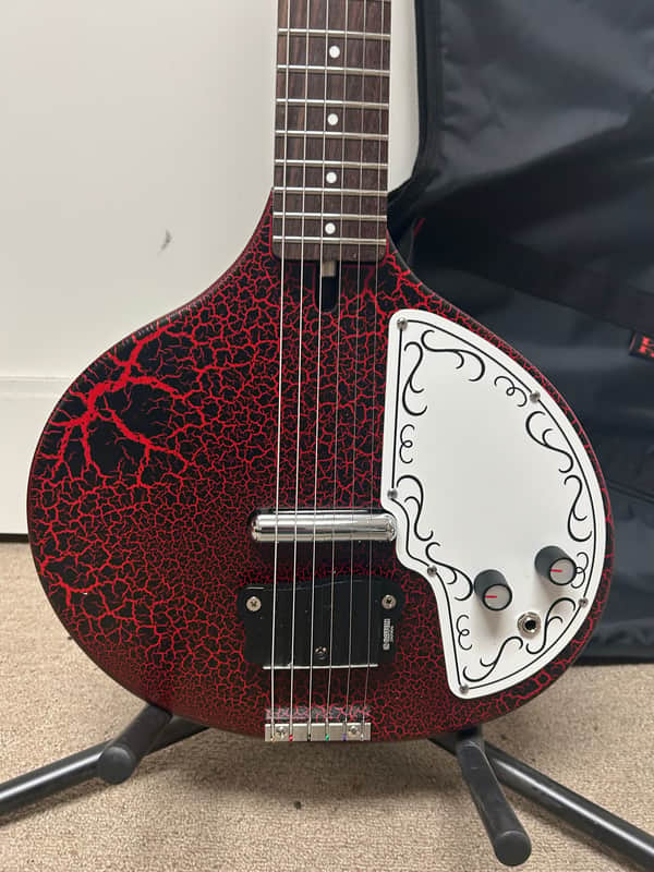 Danelectro Baby Sitar - Red Crackle Brand New w/Free Gigbag
