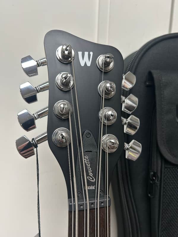 Warwick Rockbass Corvette Basic 8 String Bass Guitar - Nirvana Black