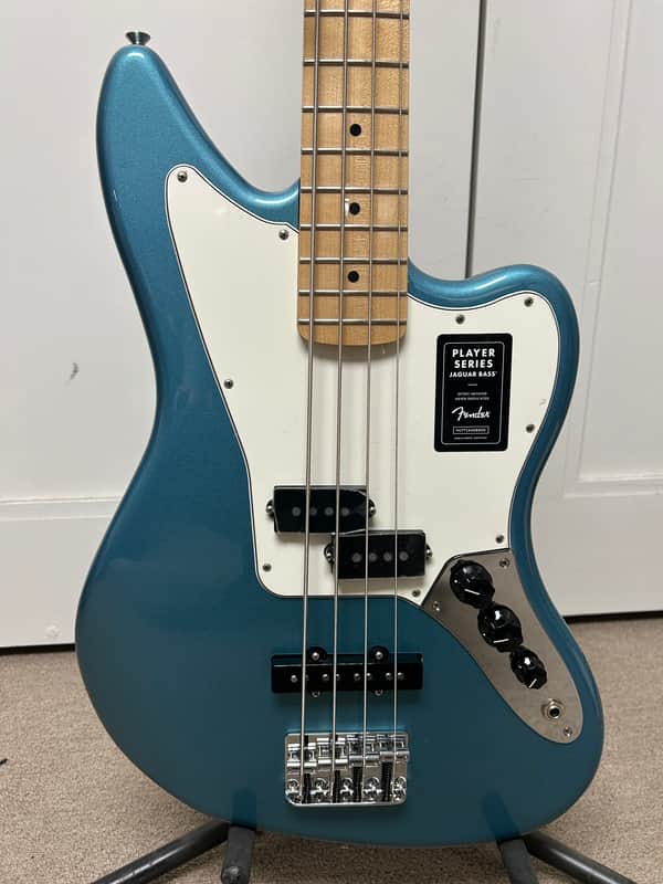 Fender Player Jaguar Bass with Maple Fretboard - Tidepool