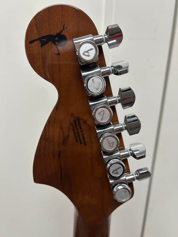 Fender Tom DeLonge Starcaster Semi Hollow Body Electric Guitar- Shoreline Gold