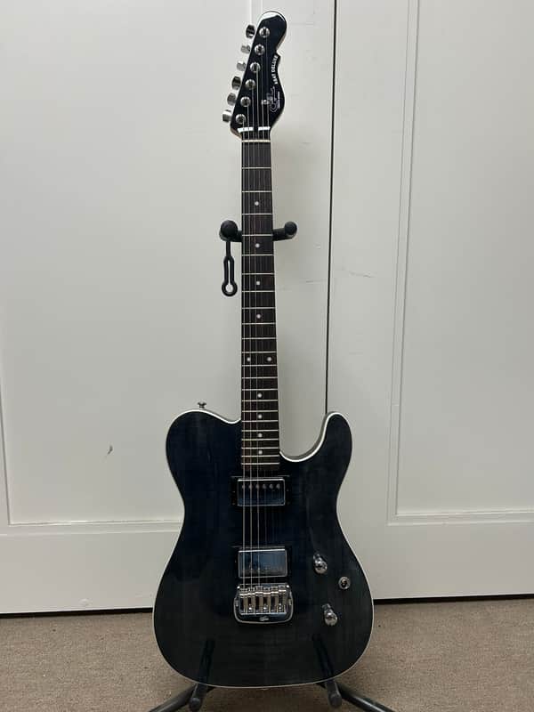 G&L Tribute Series ASAT Deluxe Carved Top w/Rosewood Fretboard - Trans Black