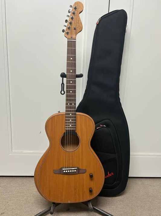 Fender Highway Series Acoustic/Electric Parlor Mahogany Top - All Mahogany