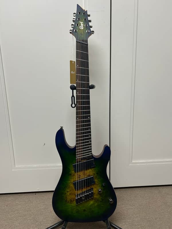 Cort KX508MS Multiscale II 8-String Electric Guitar - Marina Blue Burst - B-Stock