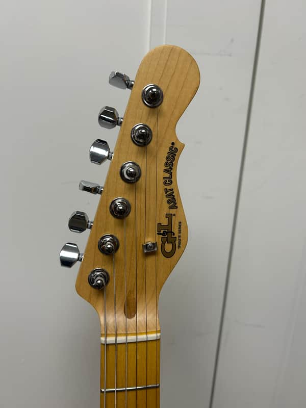 G&L Tribute Series ASAT Classic Bluesboy Semi-Hollow Electric Guitar w/Maple Fretboard - Clear Orange