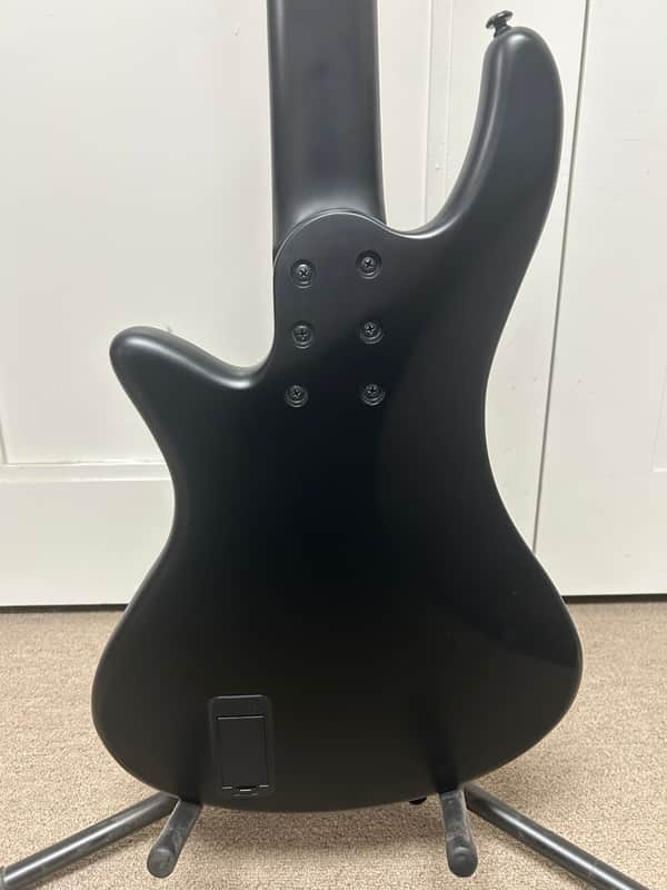 Schecter Stiletto Stealth-5 Active 5 String Bass - Satin Black