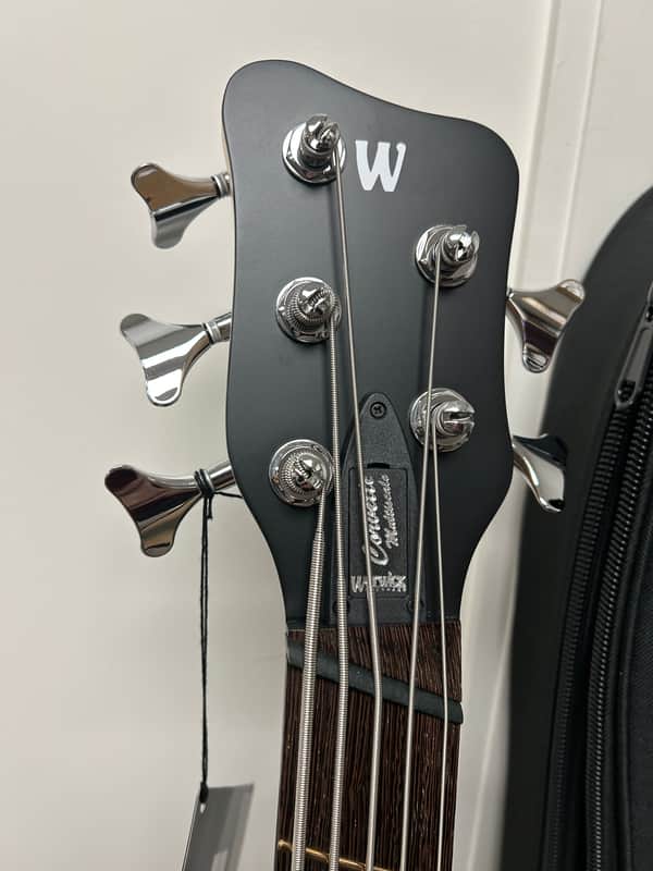 Warwick RockBass Corvette Multi-Scale 5 String Bass Guitar 2025 - Solid Black Satin