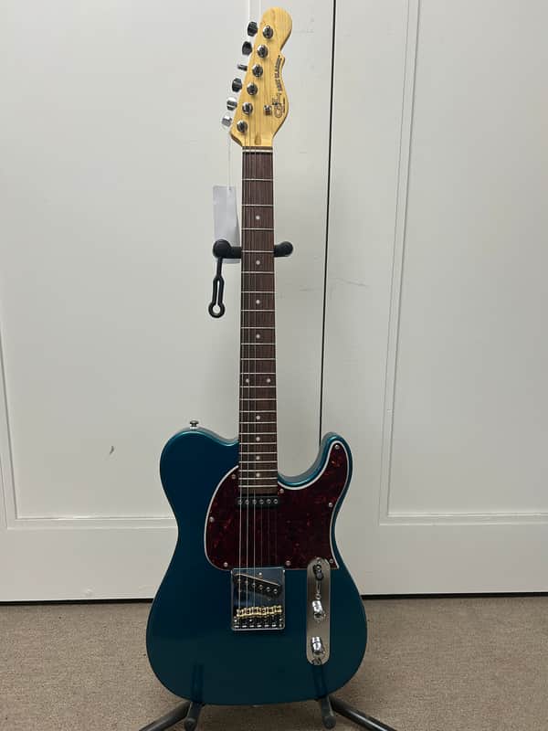 G&L Tribute Series ASAT Classic Electric Guitar w/Rosewood Fretboard - Emerald Blue