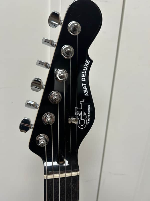 G&L Tribute Series ASAT Deluxe Carved Top w/Rosewood Fretboard - Trans Black