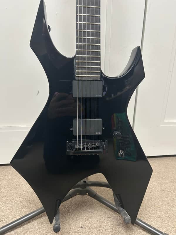 B. C. Rich Warlock Prophecy Quad Bridge Electric Guitar - Black