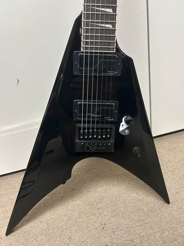 ESP LTD Arrow-1007 Baritone Evertune 7 String Electric Guitar - Black