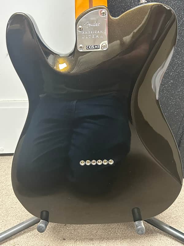 Fender American Ultra II Telecaster with Ebony Fretboard - Texas Tea
