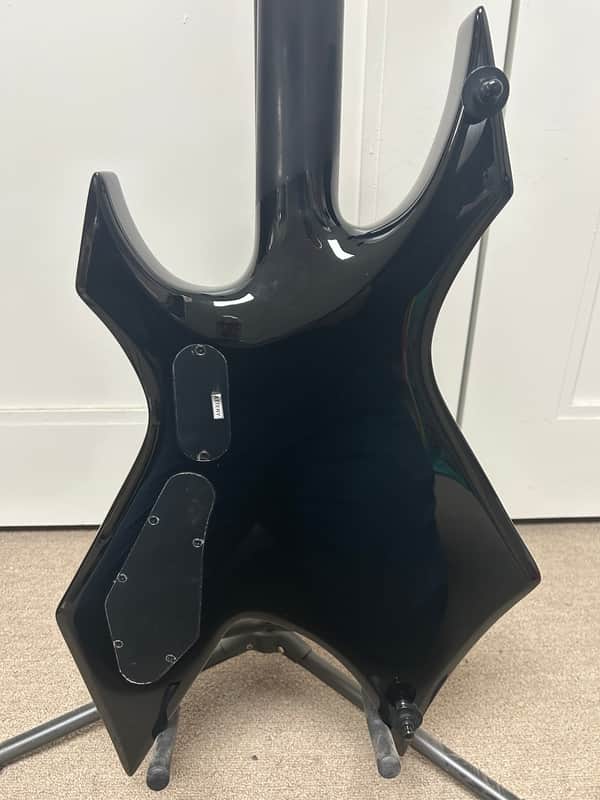 B. C. Rich Warlock Prophecy Quad Bridge Electric Guitar - Black