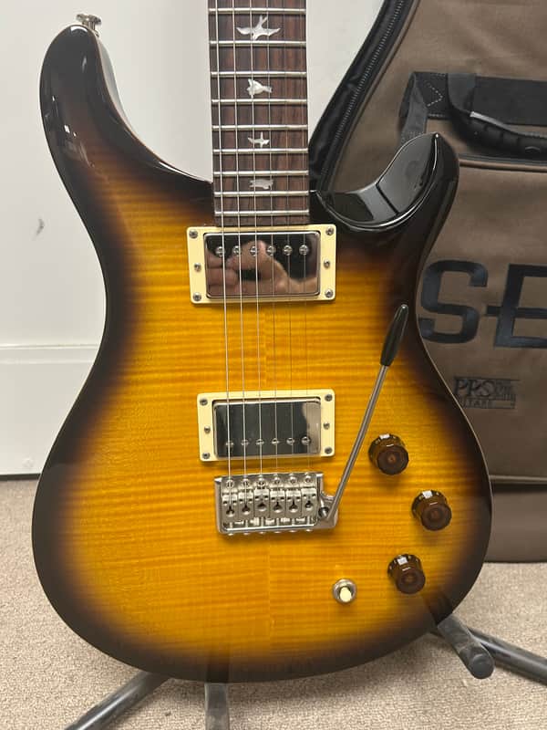PRS SE DGT David Grissom Tremolo Signature Electric Guitar - McCarty Tobacco Sunburst