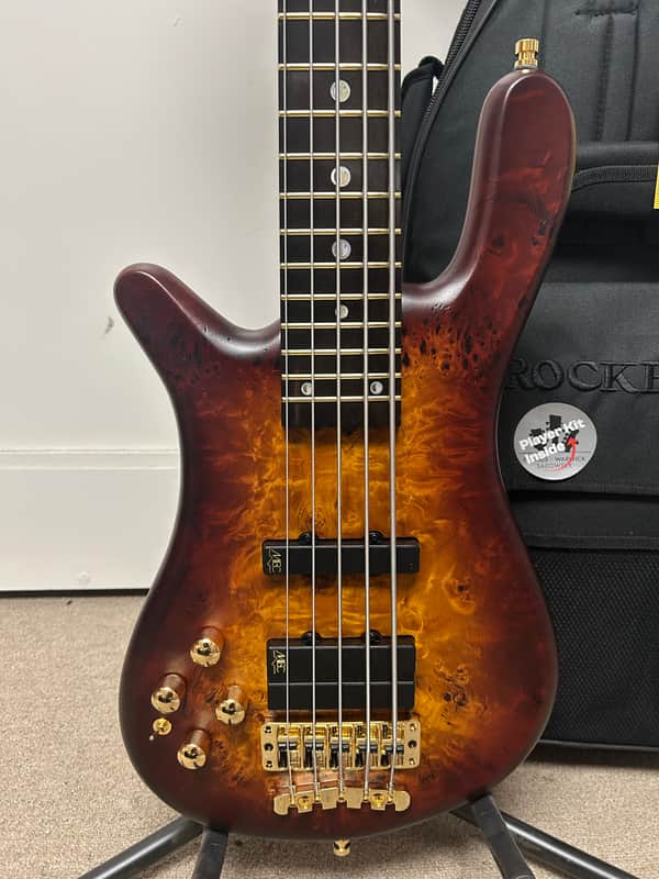 Warwick Teambuilt Streamer LX Limited Edition 2025 5-string Bass Guitar LEFT HANDED - Honey Sunset Burst