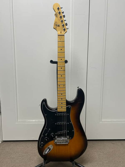 G&L Tribute Series S-500 w/Maple Fretboard Left-Handed - Tobacco Sunburst