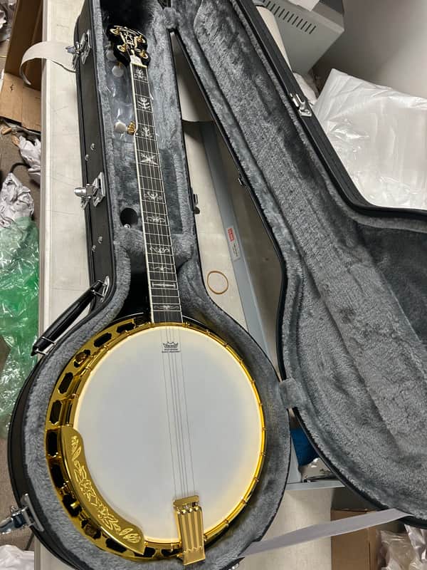 Washburn Americana Series B17K-D-U 5-String Resonator Banjo w/Hard Case- B-Stock