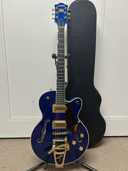 Gretsch G6659TG Players Edition Broadkaster Jr. with Gold Hardware - Azure Metallic